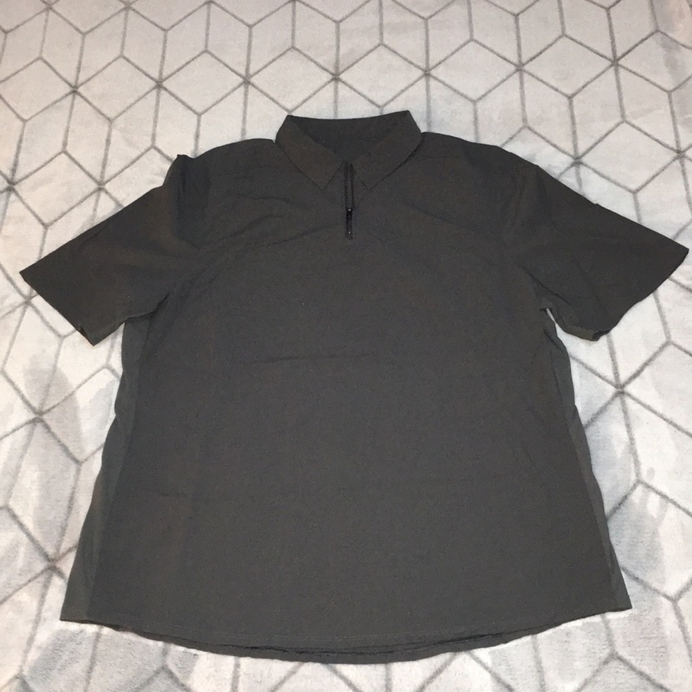 Men’s Lululemon Zip Polo Style Shirt - SZ S - Grey